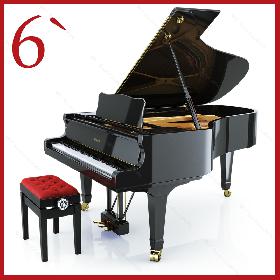 Concert Grand Piano Yamaha S6BB